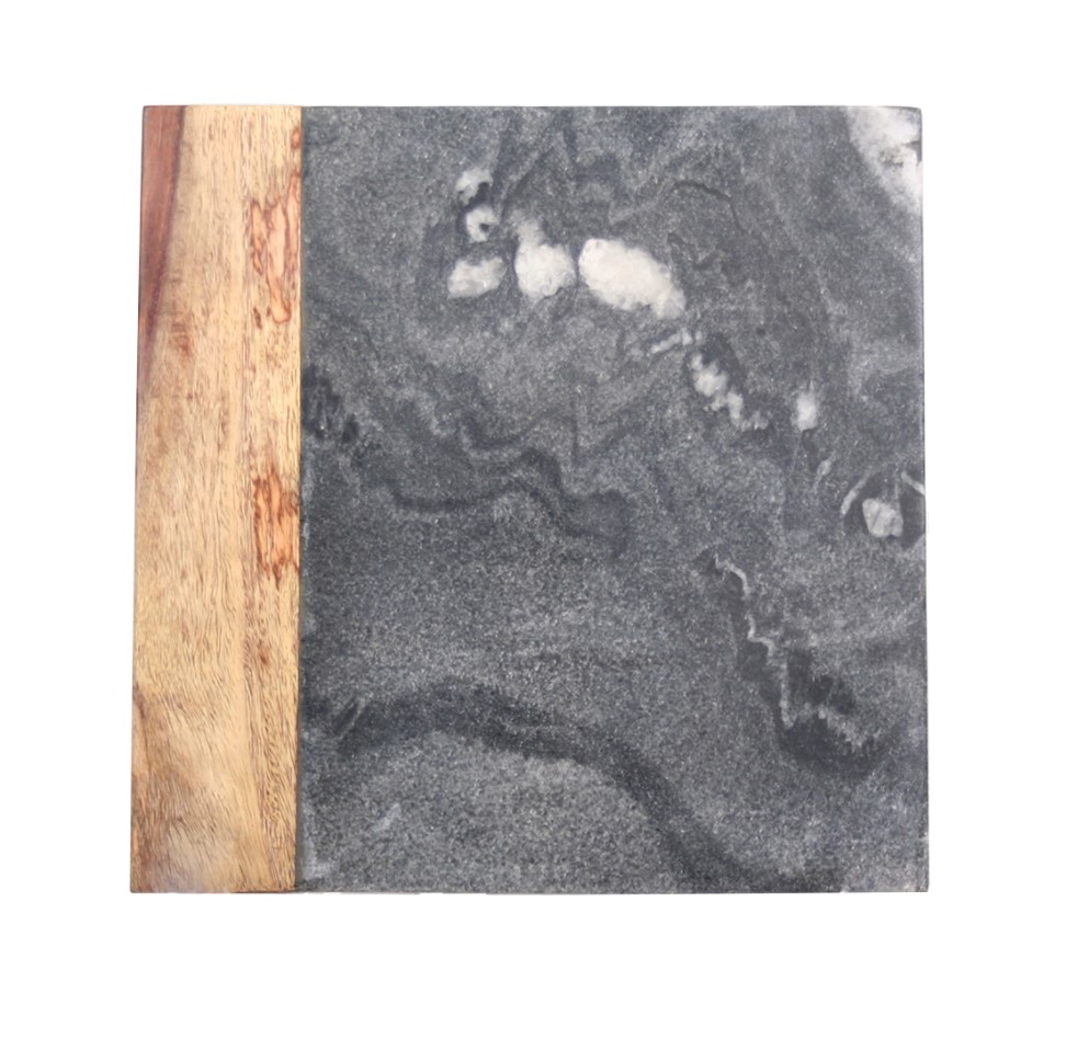 Coaster - Marble & Wood, Set of 4 with case, Grey, Jodhpuri | j3.jpg